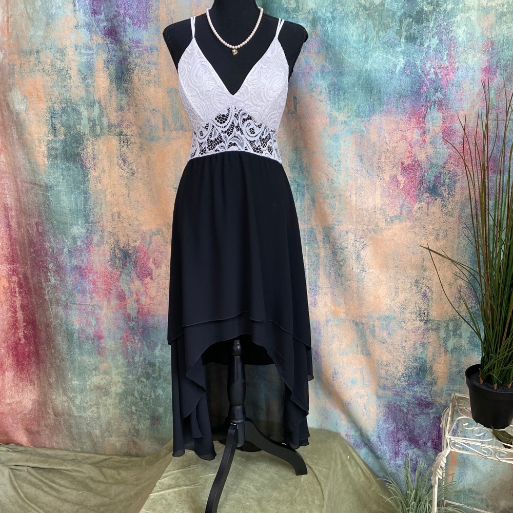 ⚜️ Coco Avante SEXY Chiffon Lace Cocktail Dress